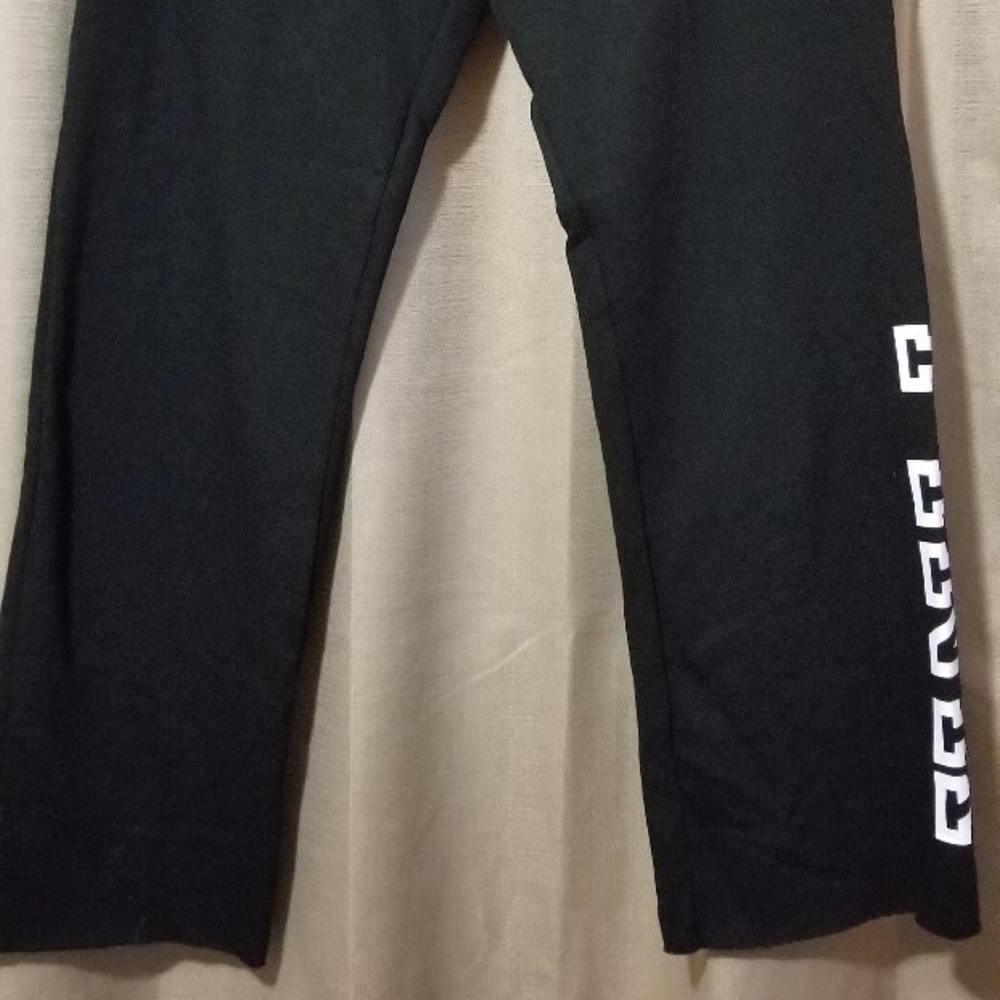SOLD..NWT VS PINK Black Boyfriend Sweatpants-S - Picture 6 of 8